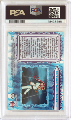 2000 Topps Pokemon The Movie 2000 #55 Farewell Team Rocket... PSA 9 Card MINT! - Image 2