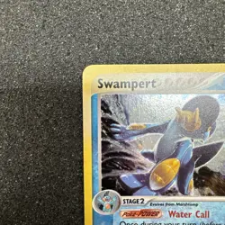 2003 Pokemon TCG Swampert EX Ruby and Sapphire 13/109 Holo Rare NM - Image 2