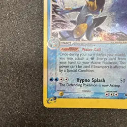 2003 Pokemon TCG Swampert EX Ruby and Sapphire 13/109 Holo Rare NM - Image 5