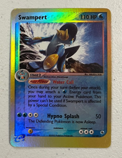 Pokemon Swampert Ruby and Sapphire Card 13/109 Reverse Holo Rare LP Card - Image 1