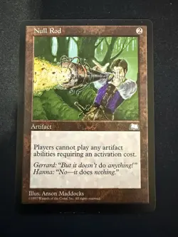 Null Rod Weatherlight MTG Magic - Image 1