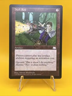 MTG x1 Null Rod (eatherlight) Rare, Reserved List! (LP) - Image 1