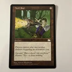 MTG x1 Null Rod (Weatherlight) Rare, Reserved List! (LP) - Ships Free - Image 1