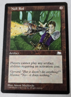 MTG Null Rod - Weatherlight 1997 - Image 1