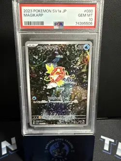 PSA 10 Magikarp 080/073 AR Triplet Beat SV1A Japanese Pokemon Card MINT ART RARE - Image 1