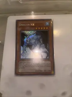 YUGIOH DRAGON ICE SECRET RARE 1ST EDITION GLAS-EN084 NM+/MINT - Image 2