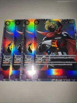 One Piece TCG Sanji OP07-064 SR X4 Playset 500 Years in the Future English CCG - Image 4