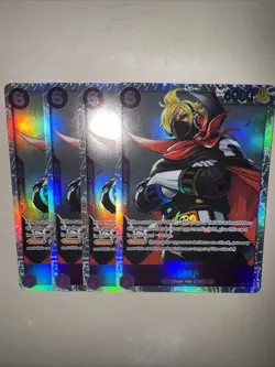 One Piece TCG Sanji OP07-064 SR X4 Playset 500 Years in the Future English CCG - Image 5