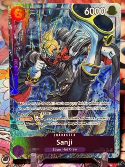 SANJI - One Piece OP07-064 - AA Alt Art Super Rare SR - 500 Years in the Future - Image 1