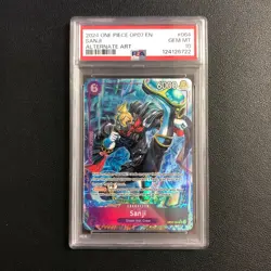 One Piece OP07-500 Years in the Future OP07-064 SR Sanji Alt Art PSA 10 - Image 1