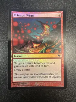 Crimson Wisps Shadowmoor Foil 88/301 NM JL - Image 1