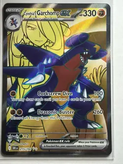 Cynthia's Garchomp ex - SV10: Destined Rivals 215/182 NM Pokemon Card - Image 1