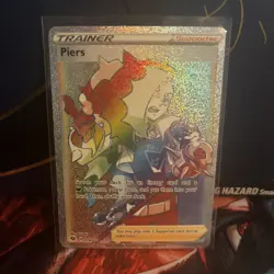 Piers 078/073 Rainbow Full Art Champion's Path Pokemon TCG NM/MINT - Image 1