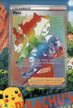 Pokemon TCG Piers 078/073 Champions Path Full Art Secret Rainbow NM/M - Image 1