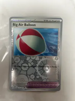 Pokemon TCG Big Air Balloon Scarlet Violet-151 155/165 Reverse Holo - Image 1