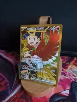 Pokemon TCG Ethans Ho-Oh Ex 239/182 S&V Destined Rivals Gold Hyper Rare NM - Image 4