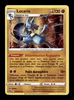 Carte Pokemon Lucario Holo 079/172 Stars Etincelantes Francais - Image 1