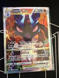 Pokemon TCG Lucario VSTAR SWSH291 Crown Zenith Promo Factory Sealed, Near Mint - Image 1
