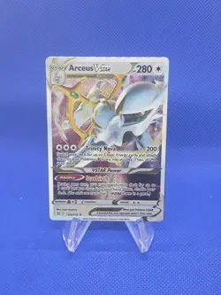 Pokemon Arceus VSTAR 123/172 Gamestop UPC Exclusive Metal Card NM - Image 1