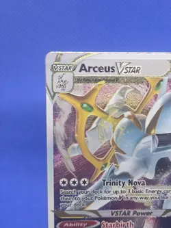 Pokemon Arceus VSTAR 123/172 Gamestop UPC Exclusive Metal Card NM - Image 3