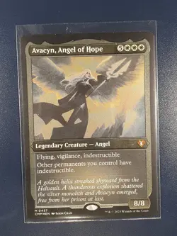 Avacyn, Angel of Hope Etched Foil - CMM - Magic the Gathering - NM - MTG - Image 1