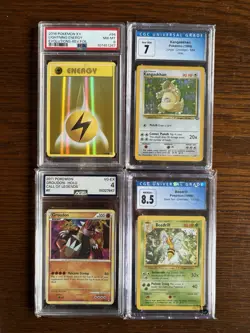 Pokemon TCG Graded Slab Lot Of 9 CGC PSA AGS Mixed Vintage And Mid Era WoTC - Image 2