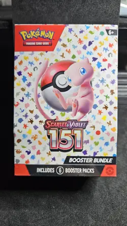 Pokemon Scarlet And Violet 151 Booster Bundle - Factory Sealed Box, 6 Packs - Image 1