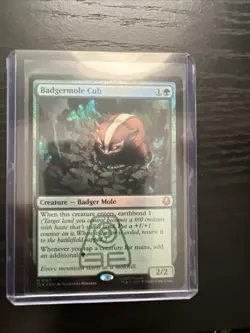 Badgermole Cub Foil MTG Magic The Gathering Avatar (0167) NM - Image 1