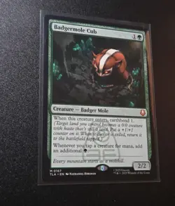 Badgermole Cub M 0167 Avatar Last Airbender MtG Magic The Gathering NM/Mint - Image 1