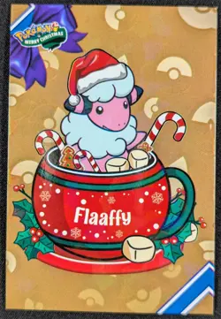 Flaaffy 2024 Cracked Ice Holo Christmas Pokemon Card (NM) - Image 1