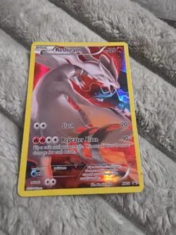 Pokemon TCG Reshiram XY74 Full Art Holo Black Star Promo - Image 1