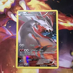 Pokemon Reshiram XY74 Full Art Black Star Promo Holo TCG Card 2015 - Image 1