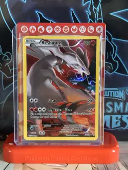 Pokemon TCG Reshiram XY74 Full Art Holo Black Star Promo - Image 1