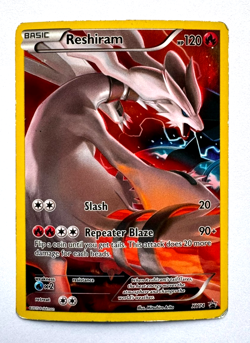 Pokemon TCG Reshiram FULL ART XY74 XY Black Star Promo Holo - Image 1