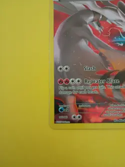 Pokemon TCG Reshiram XY Black Star Promos XY74 Full Art Holo Promo (Light Play). - Image 3