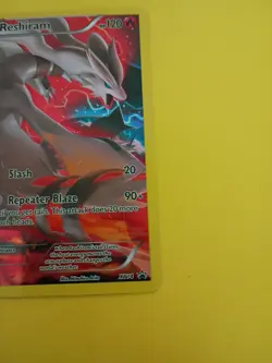Pokemon TCG Reshiram XY Black Star Promos XY74 Full Art Holo Promo (Light Play). - Image 4