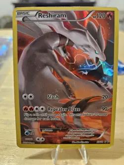 Reshiram XY74 Black Star Promos Pokemon TCG Full Art Holo Promo Card MP - Image 1