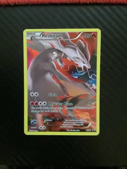 Pokemon Reshiram XY74 Full Art Black Star Promo Holo TCG Card 2015 MP - Image 1