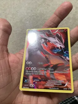 Pokemon Reshiram XY74 Full Art Black Star Promo Holo TCG Card 2015 MP - Image 3