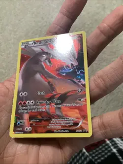 Pokemon Reshiram XY74 Full Art Black Star Promo Holo TCG Card 2015 MP - Image 4