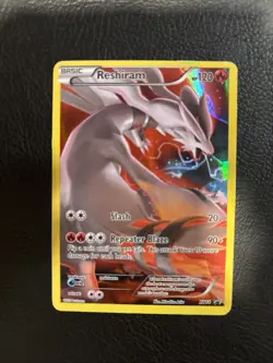 Pokemon TCG Reshiram XY74 Full Art Holo Black Star Promo - Image 1