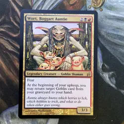 mtg magic the gathering card Wort, Boggart Auntie, Lorwyn - Image 1