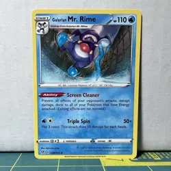 Galarian Mr. Rime 038/192 - Rebel Clash - Rare - Pokemon Card - Image 1