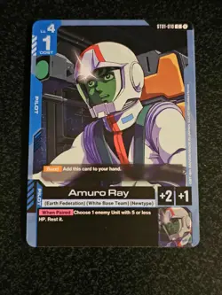 Amuro Ray - ST01-010 NM - Gundam TCG Card Game - Image 1