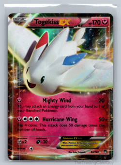 Pokemon Togekiss EX - 83/122 - Breakpoint XY Rare Card -LP - Image 1