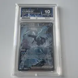 ACE 10 Kyurem EX 165/086 Black Bolt SIR Holo Pokemon Card - perfect subgrades - Image 1