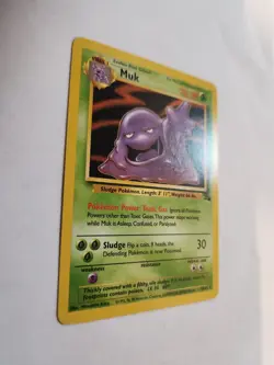 Muk 28/62 Fossil Rare Vintage Pokemon Card WOTC TCG English LP - Image 4
