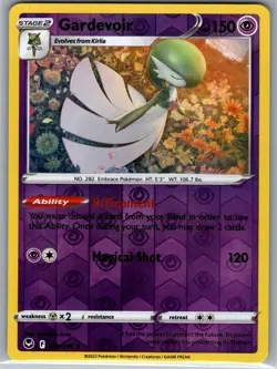 Gardevoir 069/195 Reverse Holo SWSH12: Silver Tempest - Pokemon Card - NM - Image 1