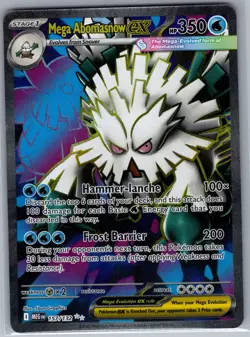 Mega Abomasnow ex 157/132 ME01: Mega Evolution - Pokemon Card - NM - Image 1