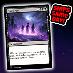 Grave Pact - Custom Art Magic: The Gathering Playtest Card - Commander EDH - Image 1